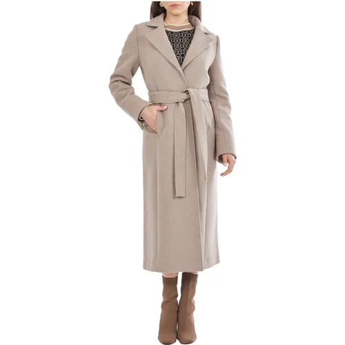 Coats > Belted Coats - - YES ZEE - Modalova