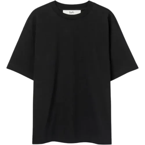 Séfr - Tops > T-Shirts - Black - Séfr - Modalova