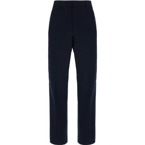 Trousers > Straight Trousers - - Salvatore Ferragamo - Modalova