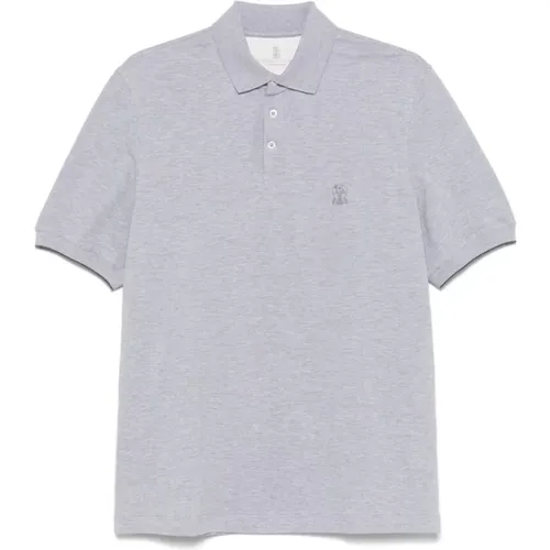 Tops > Polo Shirts - - BRUNELLO CUCINELLI - Modalova