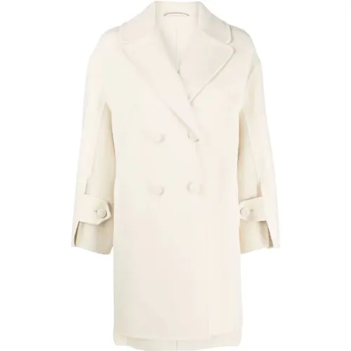 Coats > Double-Breasted Coats - - Ermanno Scervino - Modalova