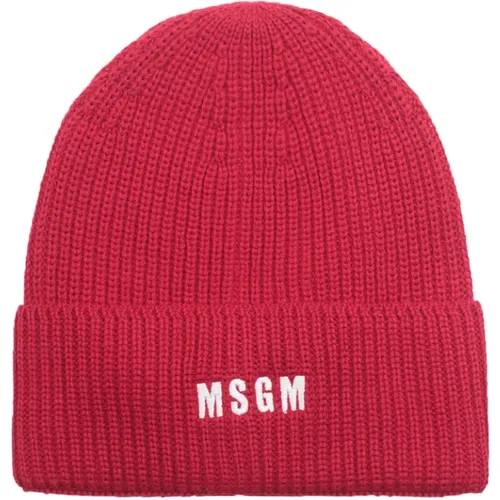 Accessories > Hats > Beanies - - Msgm - Modalova