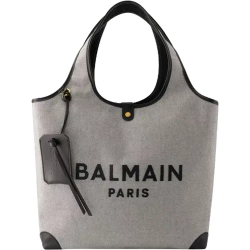 Balmain - Bags > Tote Bags - Gray - Balmain - Modalova