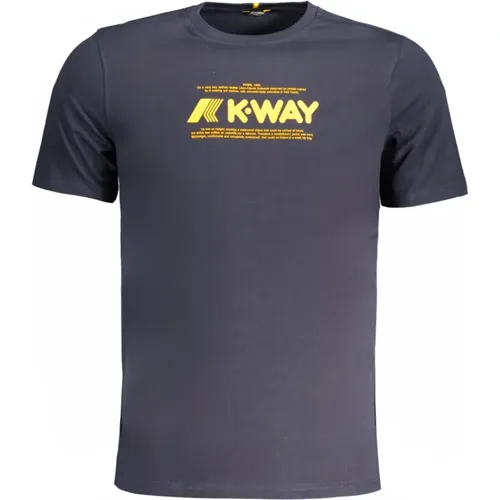 K-Way - Tops > T-Shirts - Blue - K-way - Modalova