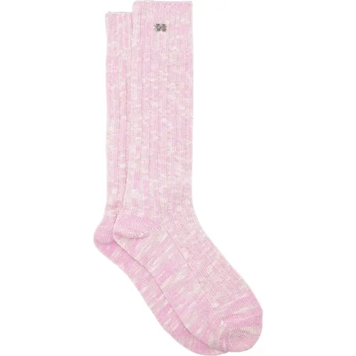 Ganni - Underwear > Socks - Pink - Ganni - Modalova