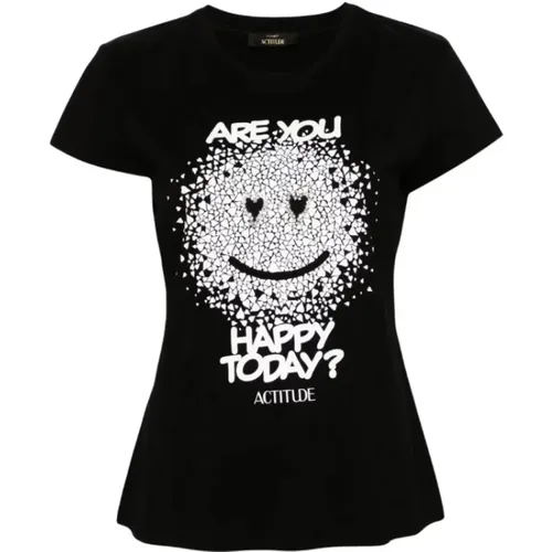 Twinset - Tops > T-Shirts - Black - Twinset - Modalova