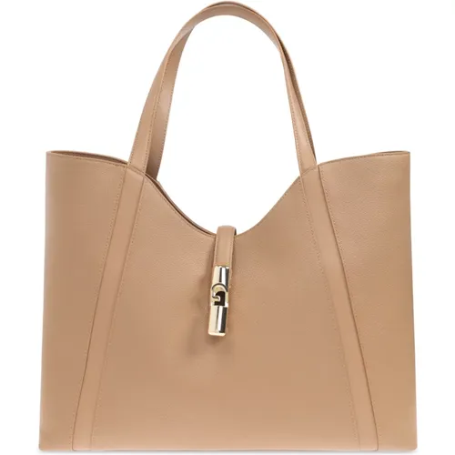 Furla - Bags > Tote Bags - Beige - Furla - Modalova