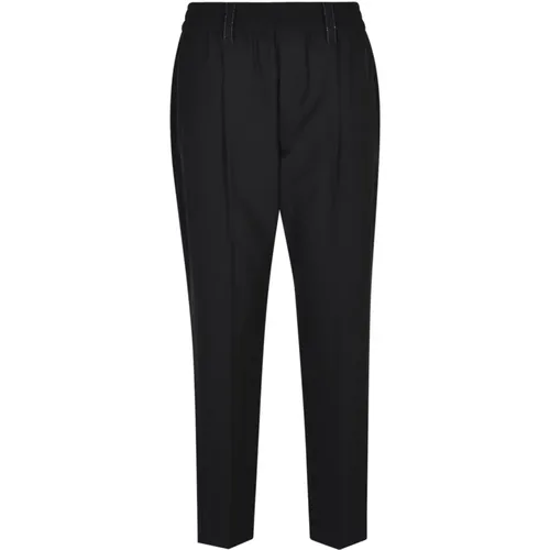 Trousers > Straight Trousers - - BRUNELLO CUCINELLI - Modalova