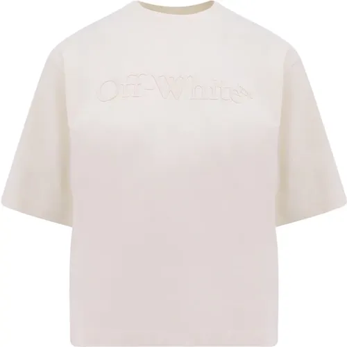 Tops > T-Shirts - - Off White - Modalova