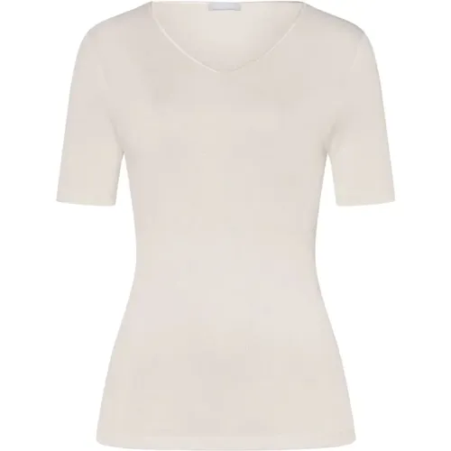 Hanro - Tops > T-Shirts - White - Hanro - Modalova