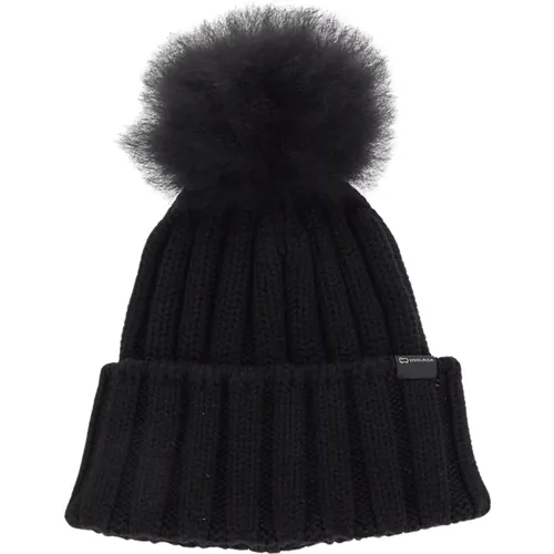 Accessories > Hats > Beanies - - Woolrich - Modalova