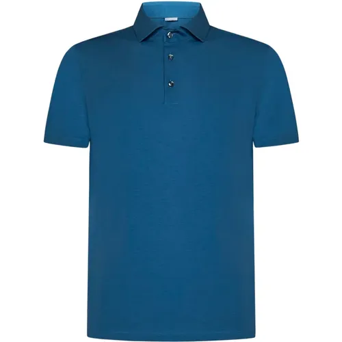 Malo - Tops > Polo Shirts - Blue - Malo - Modalova