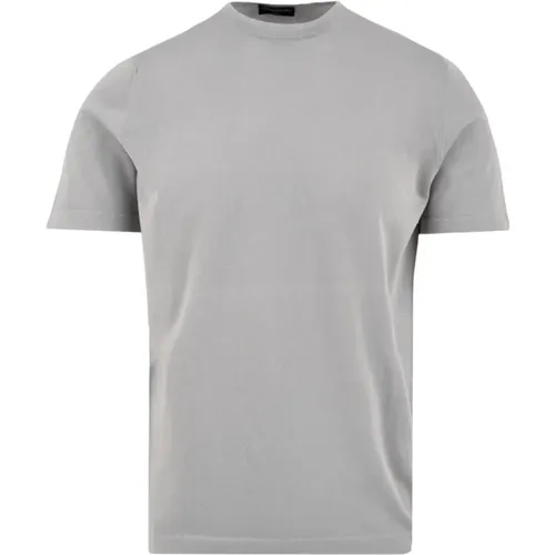 Drumohr - Tops > T-Shirts - Gray - Drumohr - Modalova