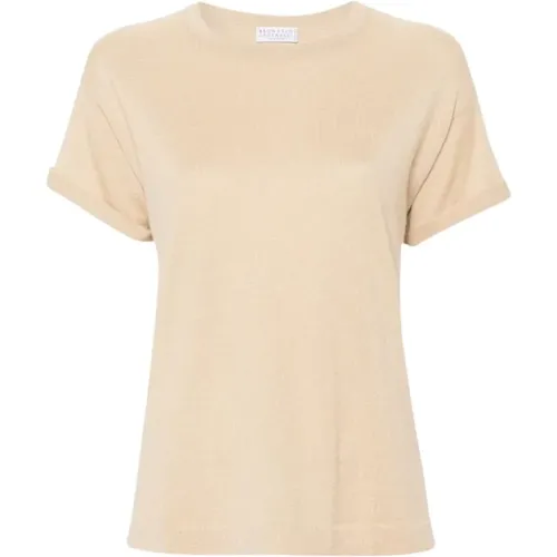 Tops > T-Shirts - - BRUNELLO CUCINELLI - Modalova