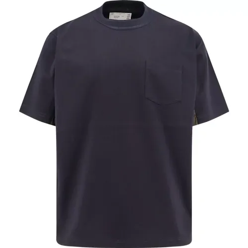 Sacai - Tops > T-Shirts - Blue - Sacai - Modalova