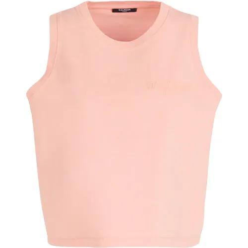 Tops > Sleeveless Tops - - Balmain - Modalova