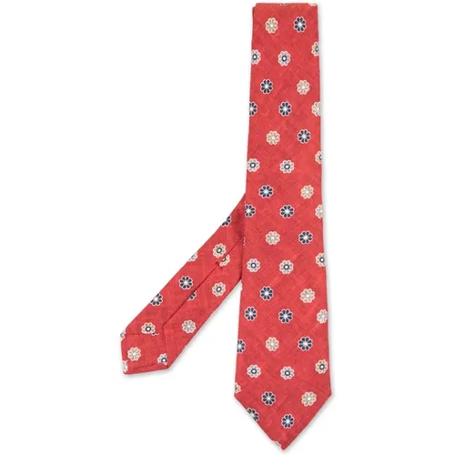 Kiton - Accessories > Ties - Red - Kiton - Modalova