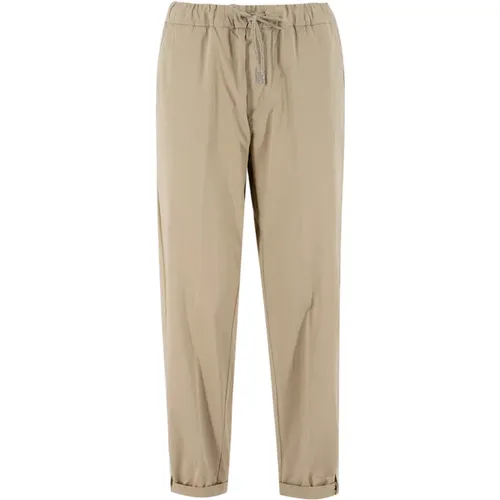 Trousers > Cropped Trousers - - Panicale - Modalova