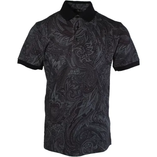 Etro - Tops > Polo Shirts - Blue - ETRO - Modalova