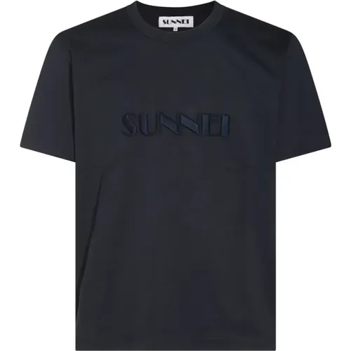 Sunnei - Tops > T-Shirts - Black - Sunnei - Modalova