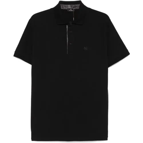 Etro - Tops > Polo Shirts - Black - ETRO - Modalova