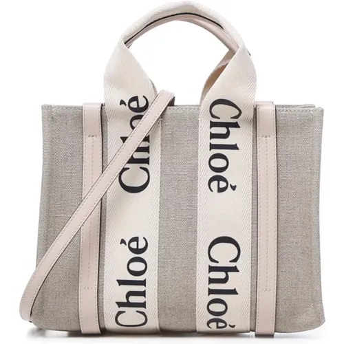 Chloé - Bags > Tote Bags - Beige - Chloé - Modalova