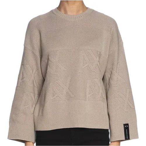 Knitwear > Round-neck Knitwear - - Armani Exchange - Modalova