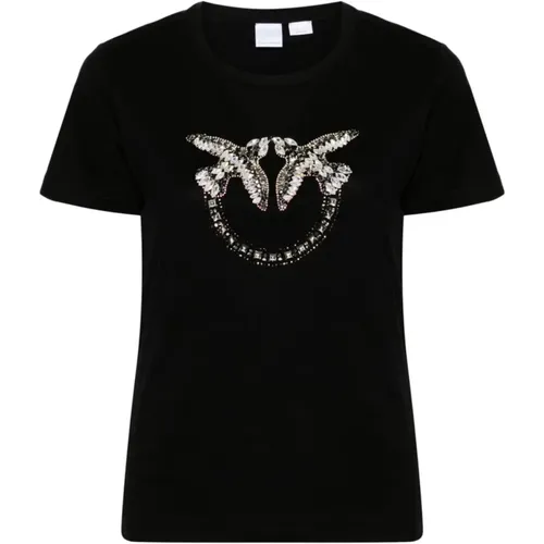 Pinko - Tops > T-Shirts - Black - pinko - Modalova