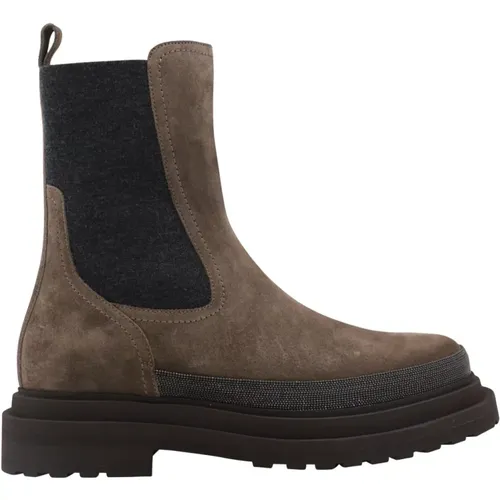 Shoes > Boots > Chelsea Boots - - BRUNELLO CUCINELLI - Modalova