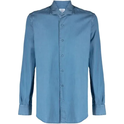 Shirts > Denim Shirts - - Mazzarelli - Modalova