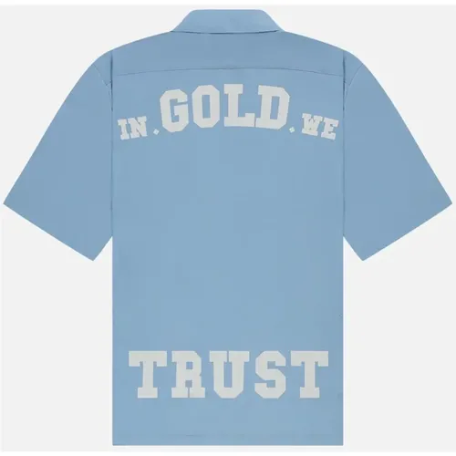 Shirts > Short Sleeve Shirts - - In Gold We Trust - Modalova