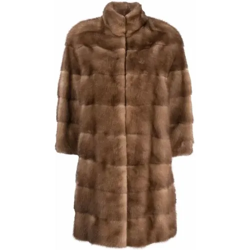 Blancha - Coats > Parkas - Brown - Blancha - Modalova