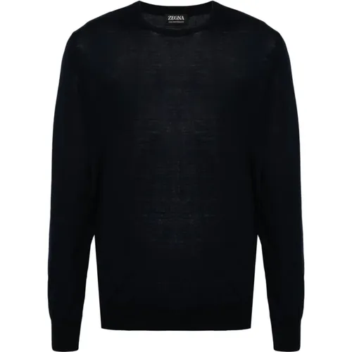 Knitwear > Round-neck Knitwear - - Ermenegildo Zegna - Modalova