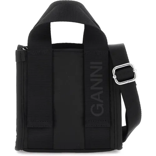 Ganni - Bags > Tote Bags - Black - Ganni - Modalova