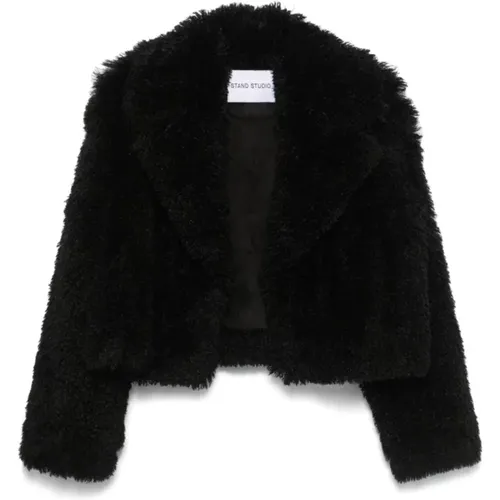 Jackets > Faux Fur & Shearling Jackets - - Stand Studio - Modalova