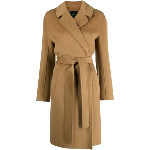 Coats > Belted Coats - - pinko - Modalova