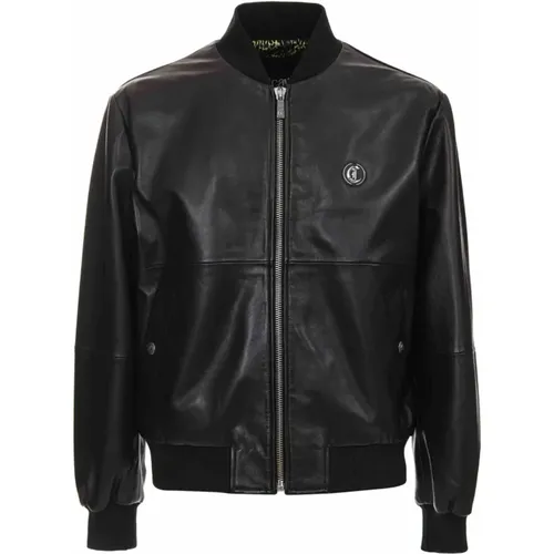 Jackets > Leather Jackets - - Just Cavalli - Modalova