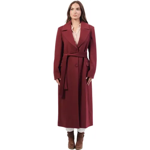 Coats > Belted Coats - - Fracomina - Modalova