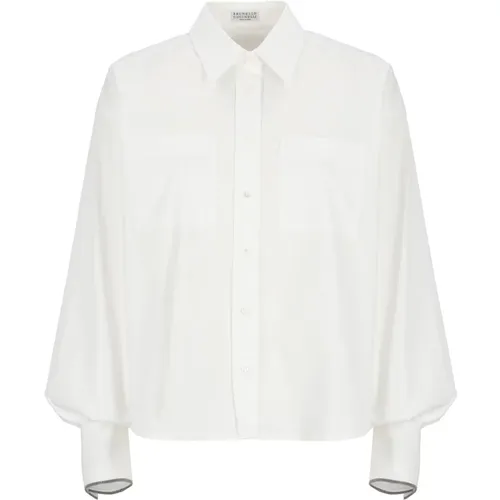 Blouses & Shirts > Shirts - - BRUNELLO CUCINELLI - Modalova