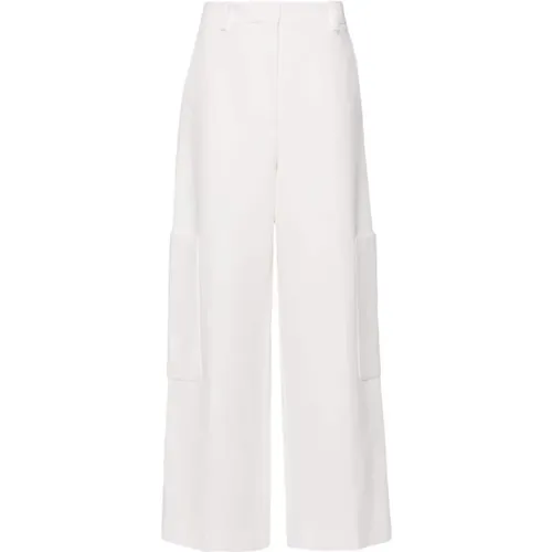 Trousers > Wide Trousers - - Khaite - Modalova