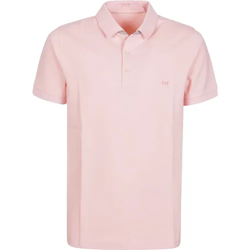 Fay - Tops > Polo Shirts - Pink - Fay - Modalova