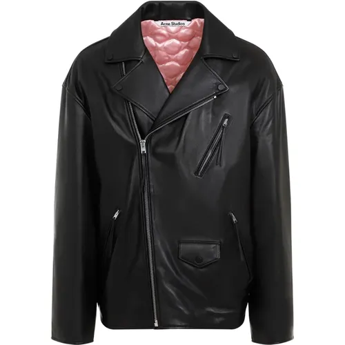 Jackets > Leather Jackets - - Acne Studios - Modalova