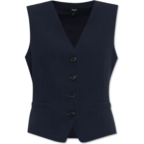 Theory - Jackets > Vests - Blue - Theory - Modalova