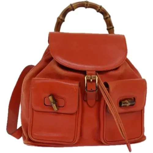 Pre-owned > Pre-owned Bags > Pre-owned Backpacks - - Gucci Vintage - Modalova