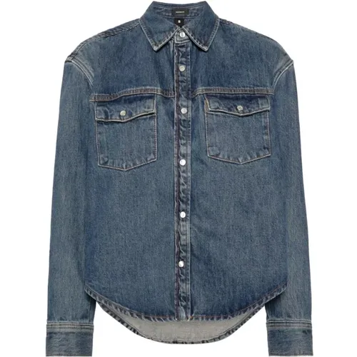 Jackets > Denim Jackets - - Wardrobe.nyc - Modalova