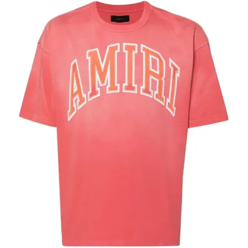 Amiri - Tops > T-Shirts - Red - Amiri - Modalova