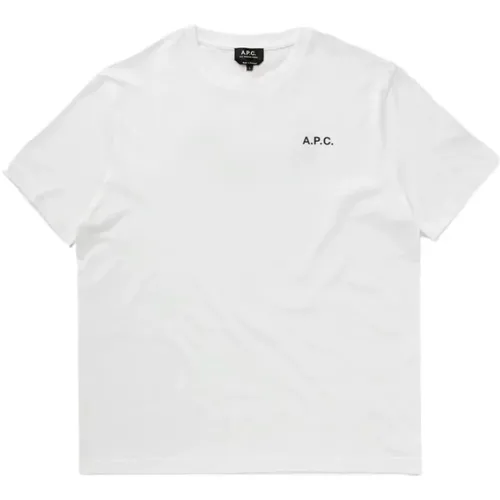 A.p.c. - Tops > T-Shirts - White - A.p.c. - Modalova