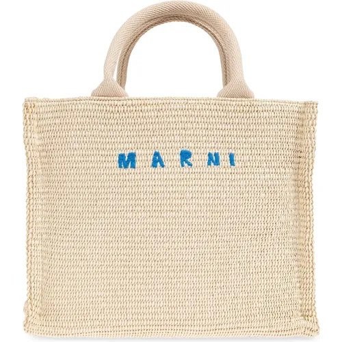 Marni - Bags > Tote Bags - Beige - Marni - Modalova