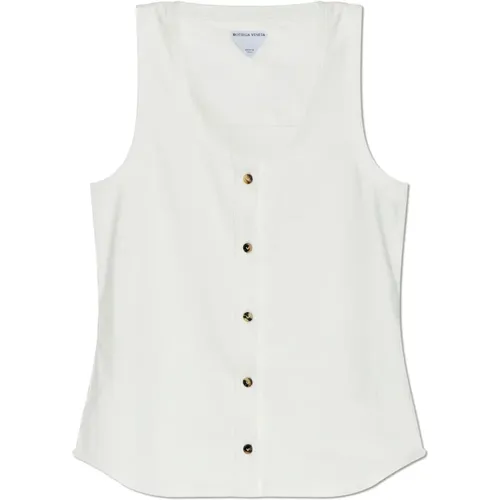 Tops > Sleeveless Tops - - Bottega Veneta - Modalova