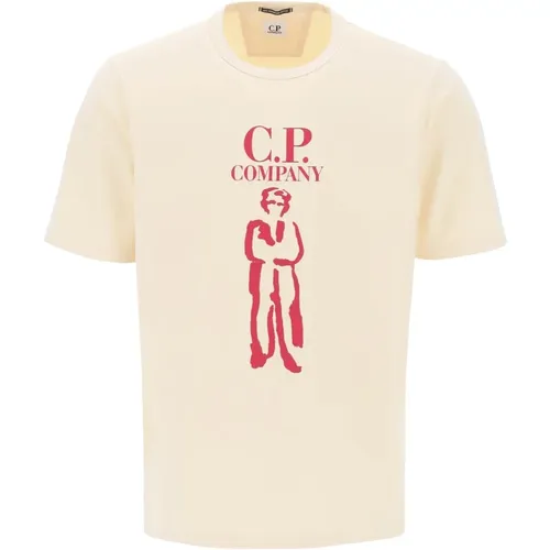 Tops > T-Shirts - - C.P. Company - Modalova